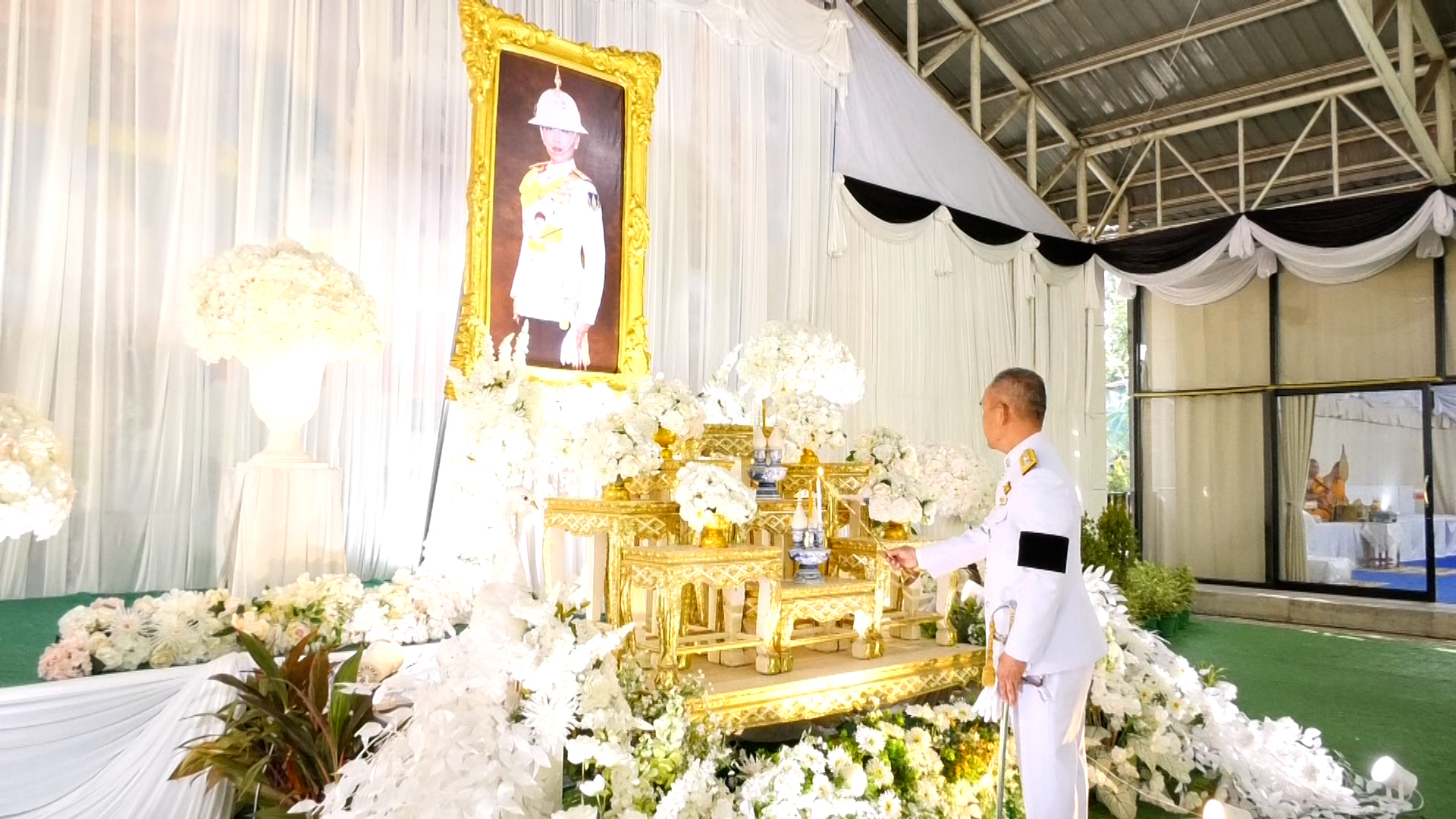 จังหวัดชัยนาท ประกอบพิธีธรรม สวดพระอภิธรรม อุทิศถวายพระราชกุศลแด่ สมเด็จพระเจ้าลูกเธอ เจ้าฟ้าพัชรกิติยาภา นเรนทิราเทพยวดี กรมหลวงราชสาริณีสิริพัชร มหาวัชรราชธิดา คืนที่ 11 ณ วัดพระบรมธาตุ วรวิหาร